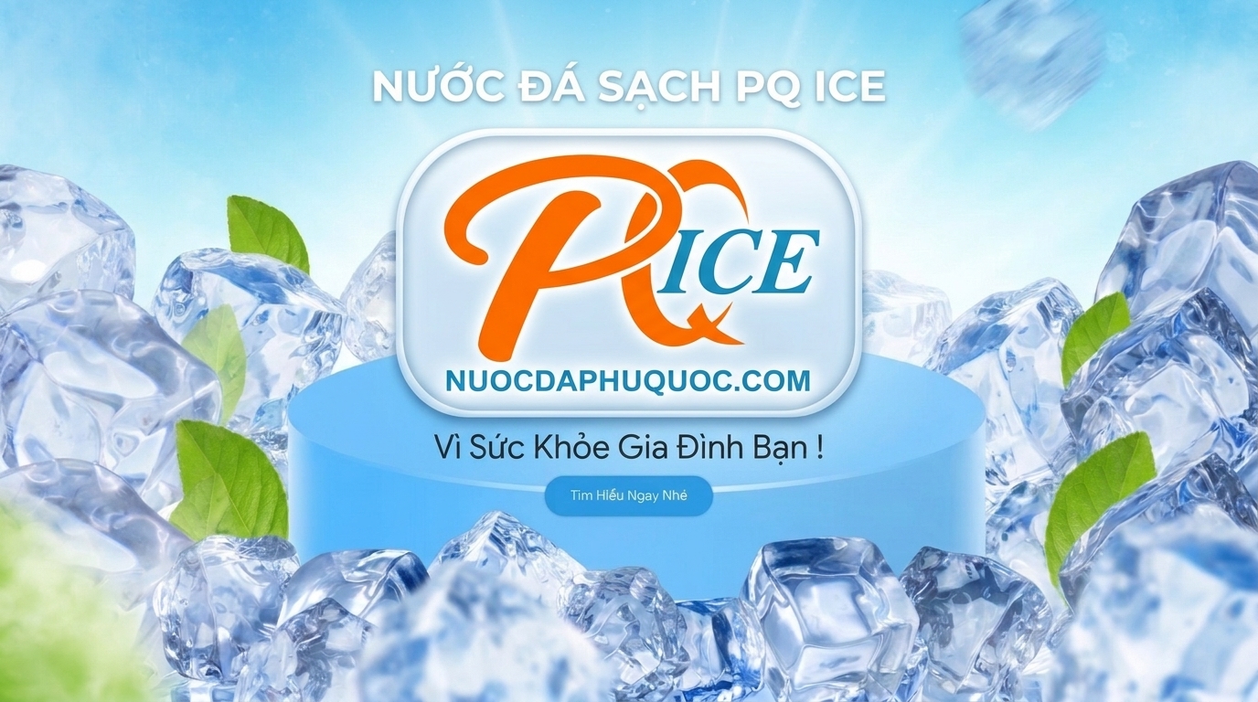 Hệ Thống Giao Nước Đá Sạch PQ ICE Tận Nơi 24/7