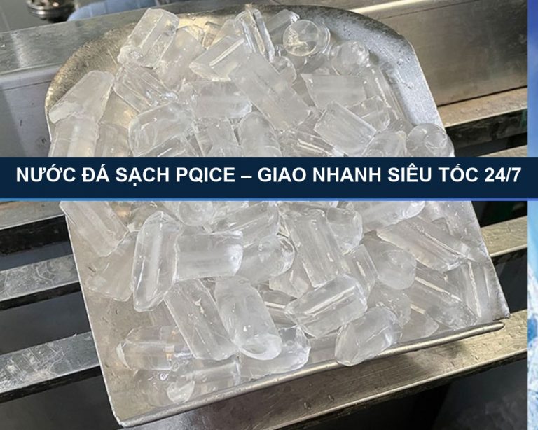 Giao nước đá sạch PQICE tận nơi siêu tốc 24/7